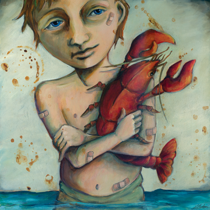 A Boy and His Lobster by Heather Gorham