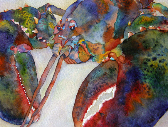 Luminous Lobster by Judy Mercer